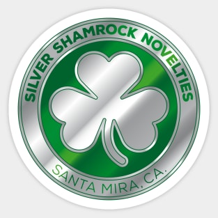 Silver Shamrock logo Sticker